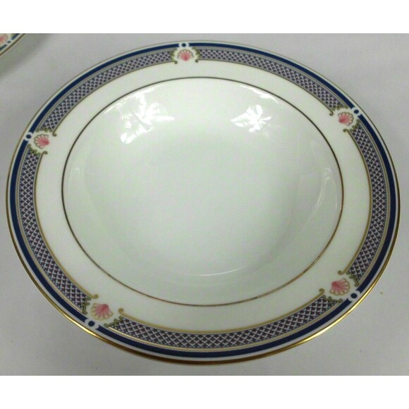 Vintage Wedgwood Waverley 5 Piece Place Setting Bone China England Plate Bowl - Picture 12 of 12